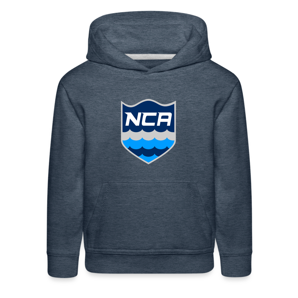 Youth NCA Hoodie - heather denim