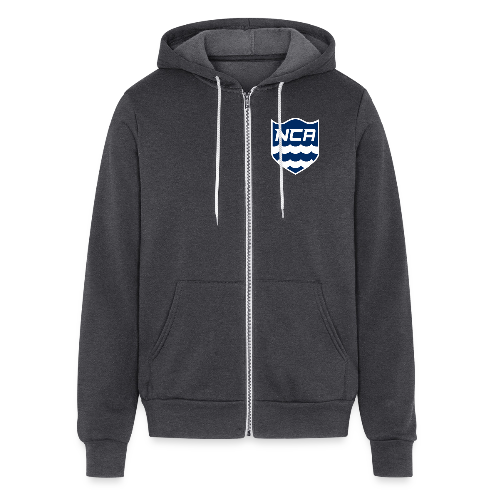 GTSA Full Zip Hoodie - charcoal grey
