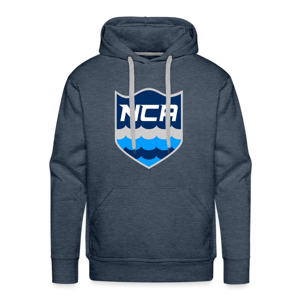 Men’s NCA Hoodie - heather denim