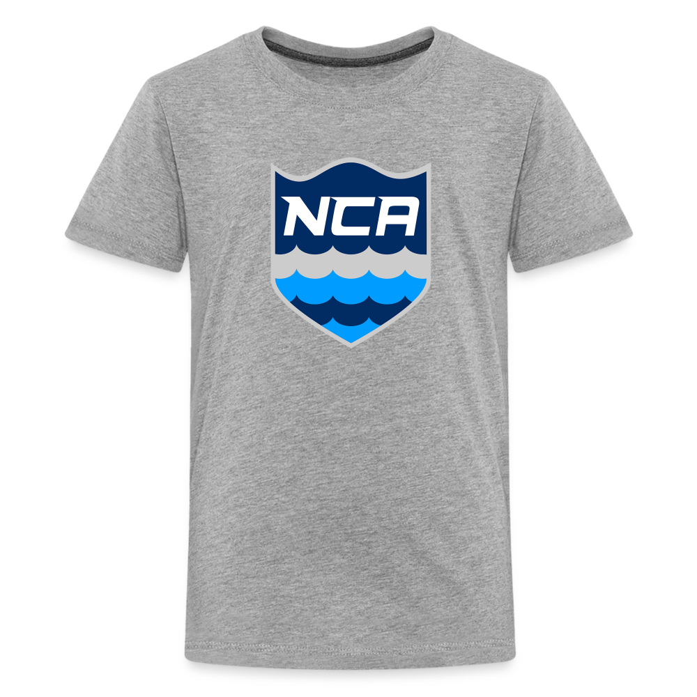 Youth NCA T-Shirt - heather gray