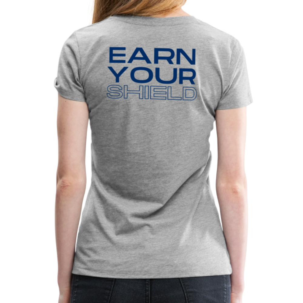 Women’s NCA Earn Your Shield T-Shirt - heather gray